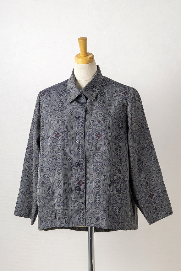 大島紬　ジャケット