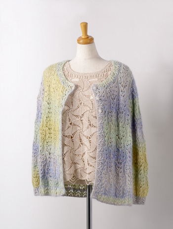 カーディガンと風ぐるま模様　一式